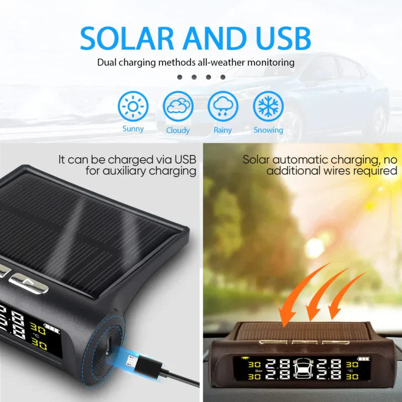 Car Wireless Internal Tire Tyre Pressure Monitoring System TPMS