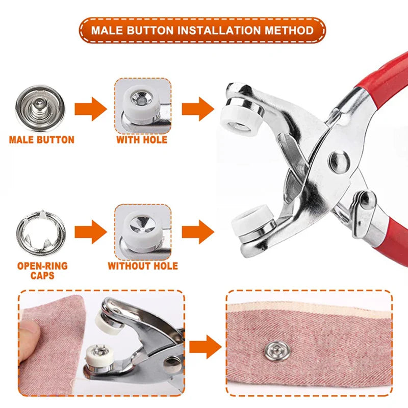 Tich and Snap Button Press Tool Free Delivery & 50% Off